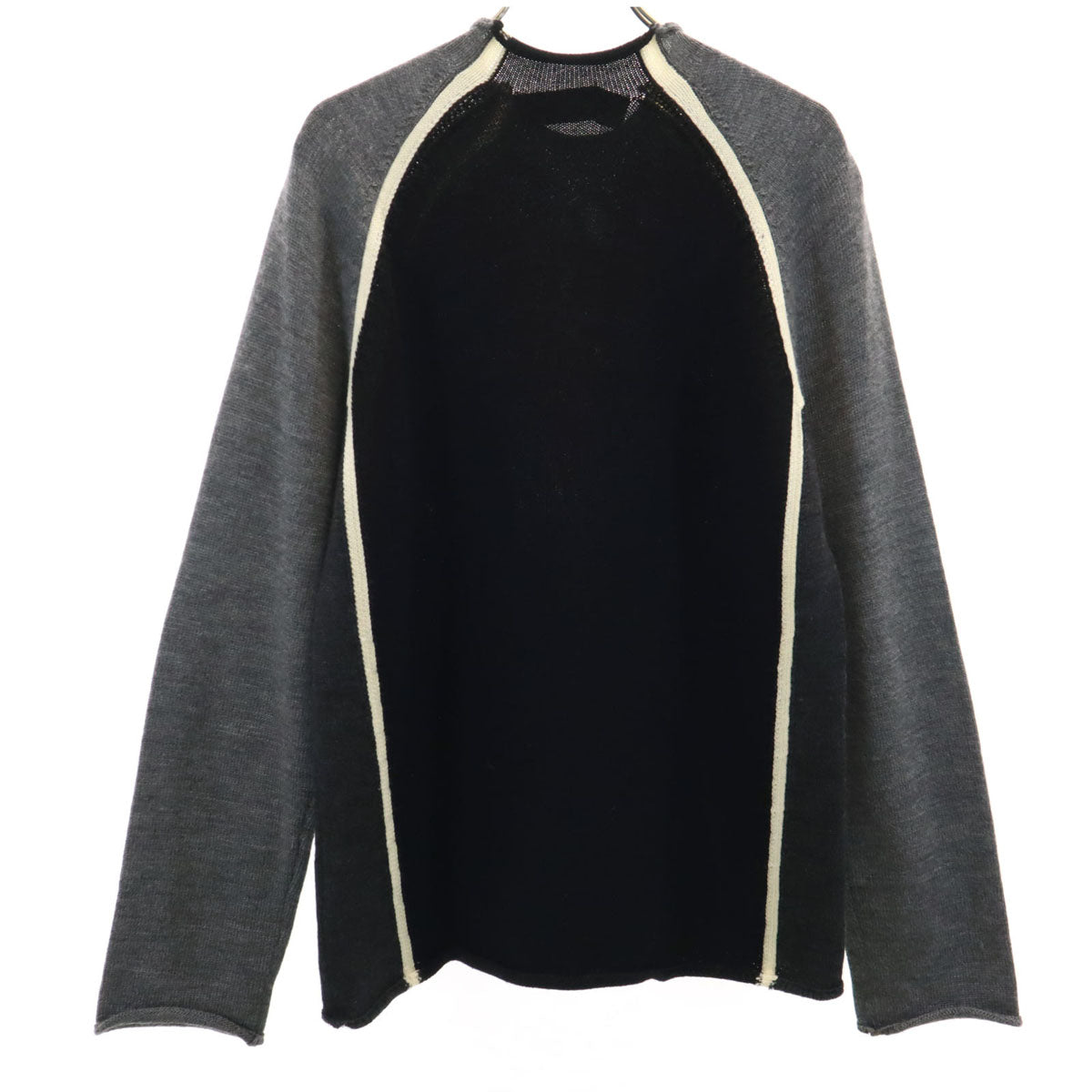 COMME des GARCONS HOMME PLUS コムデギャルソンオムプリュス 2003年 日本製 長袖 セーター ブラック ニット メンズ