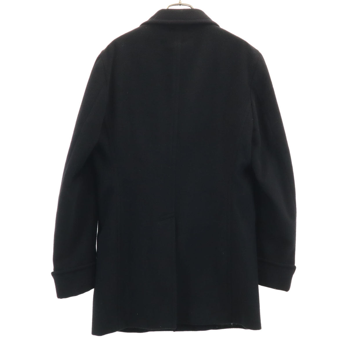 COMME des GARCONS HOMME DEUX コムデギャルソンオムドゥ 2016年製 ウールカシミヤブレンド 日本製 チェスターコート S ブラック メンズ