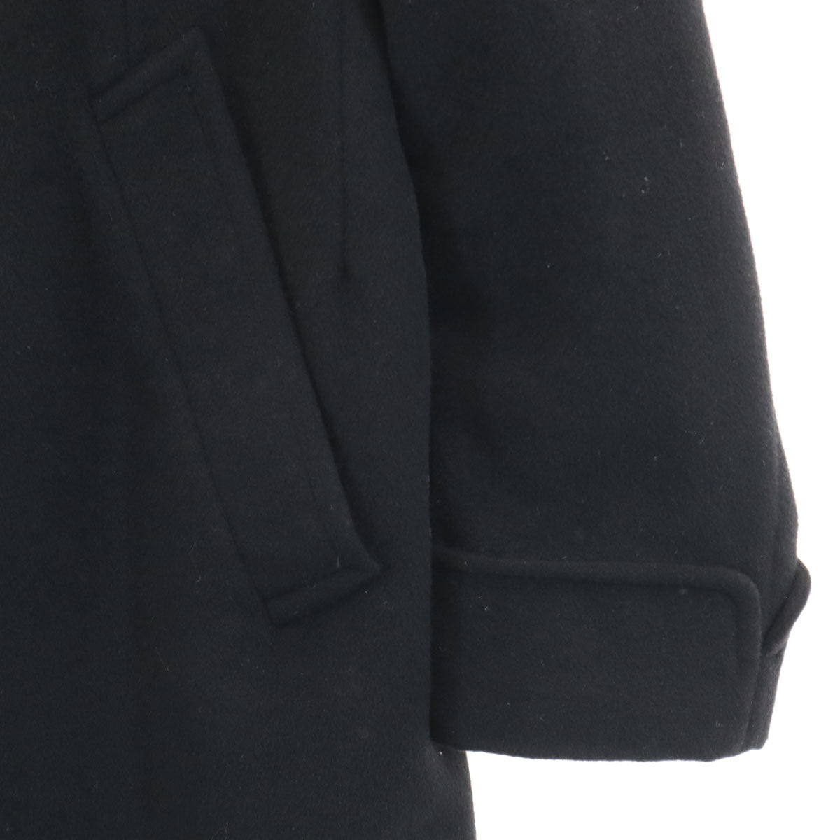 COMME des GARCONS HOMME DEUX コムデギャルソンオムドゥ 2016年製 ウールカシミヤブレンド 日本製 チェスターコート S ブラック メンズ