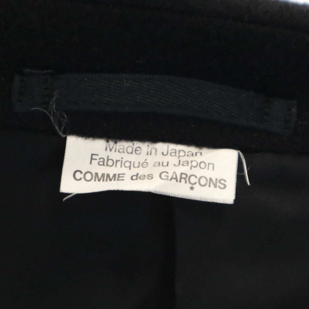 COMME des GARCONS HOMME DEUX コムデギャルソンオムドゥ 2016年製 ウールカシミヤブレンド 日本製 チェスターコート S ブラック メンズ