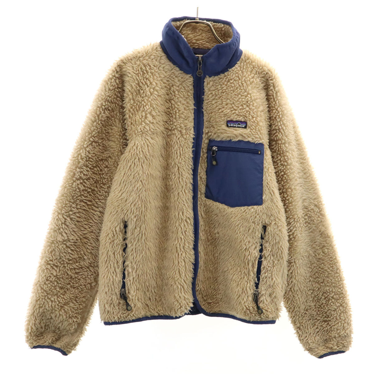 patagonia パタゴニア 2005年製 クラシックレトロ フリースジャケット S ベージュ アウトドア 23024F5 メンズ