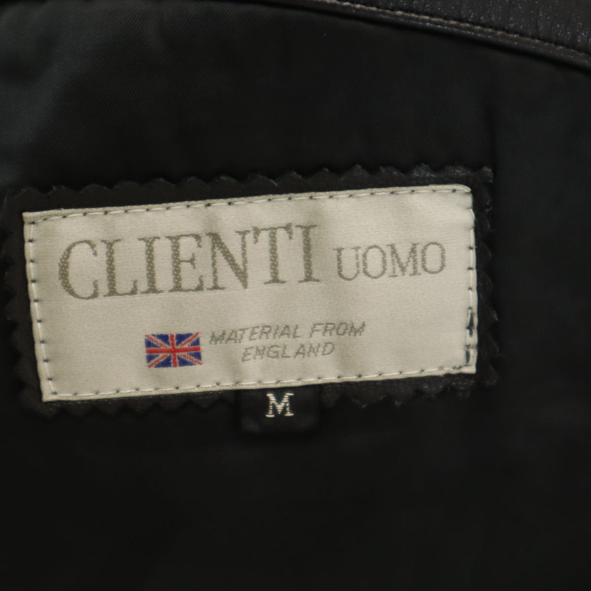 CLIENTI UOMO レザージャケット M ブラック メンズ