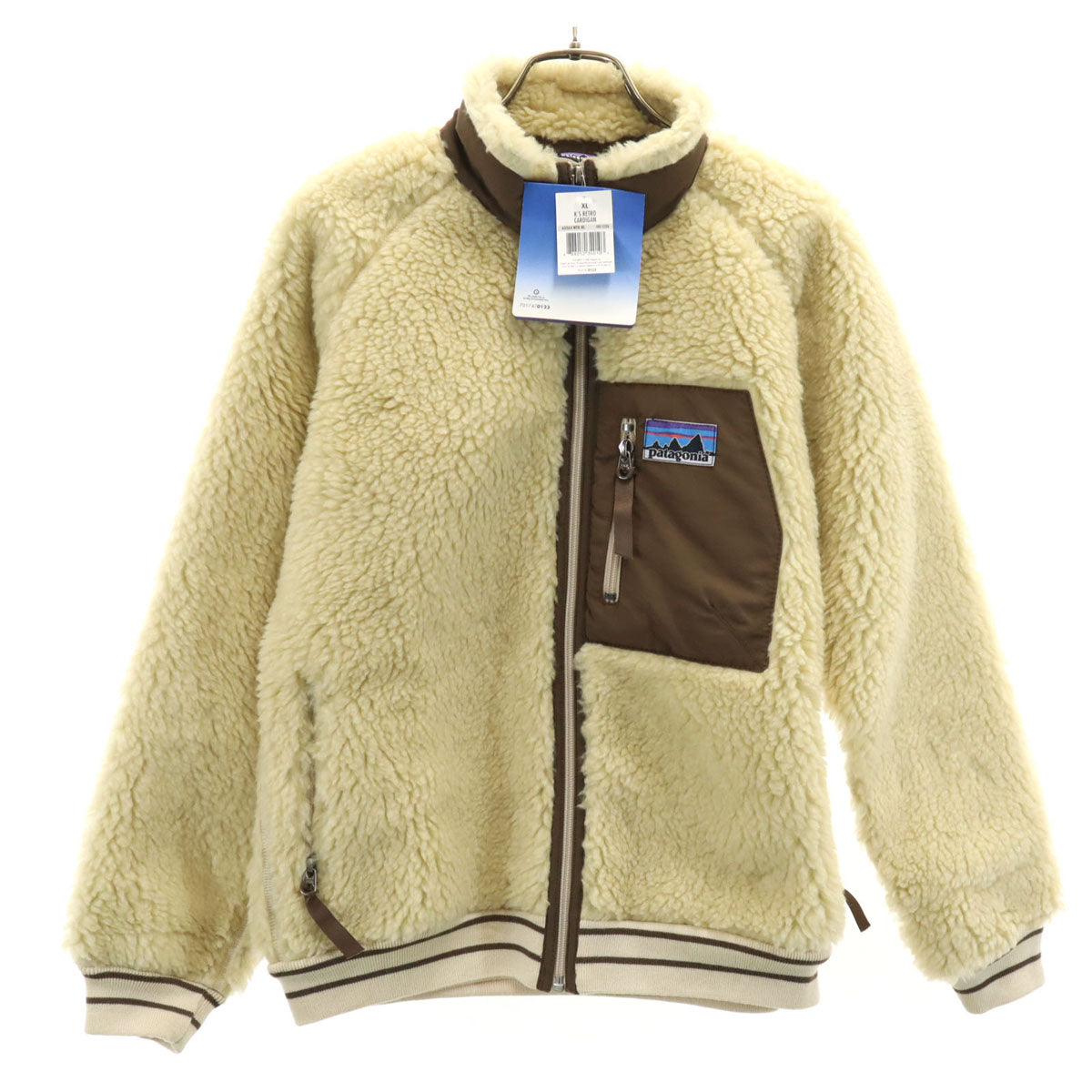 patagonia パタゴニア 2006年製 レトロX フリースジャケット XL クリーム系 アウトドア 65563F6 キッズ