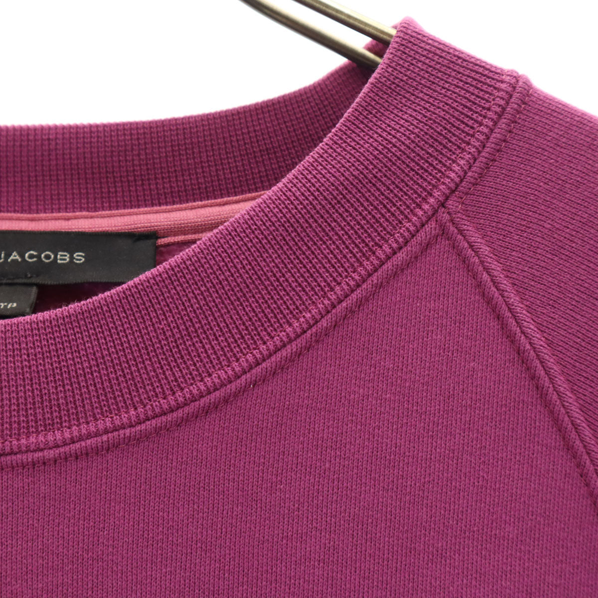 MARC JACOBS マークジェイコブス ポルトガル製 長袖 スウェット トレーナー XS ピンクパープル 裏起毛 メンズ