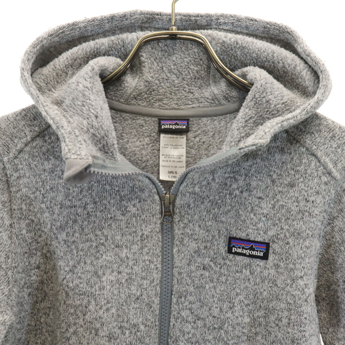 patagonia パタゴニア ベター セーター ジャケット L 12 グレー 65701FA14 アウトドア ニット キッズ