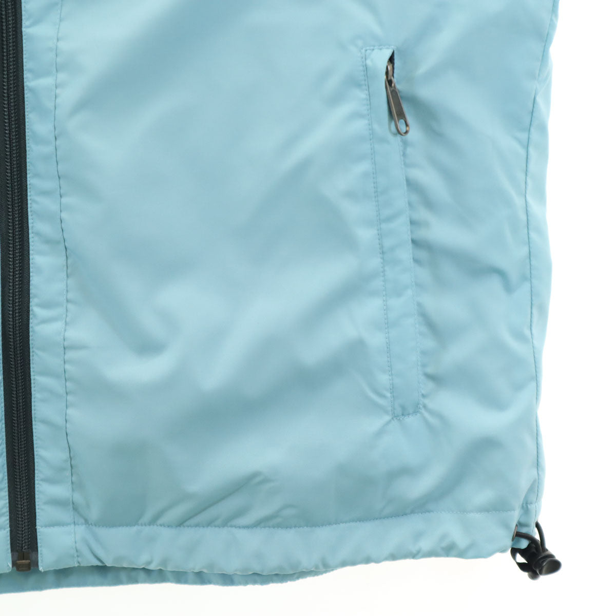 THE NORTH FACE ノースフェイス ウインドブレーカー L 水色 NPW-2957 アウトドア ジャケット 裏トリコット レディース