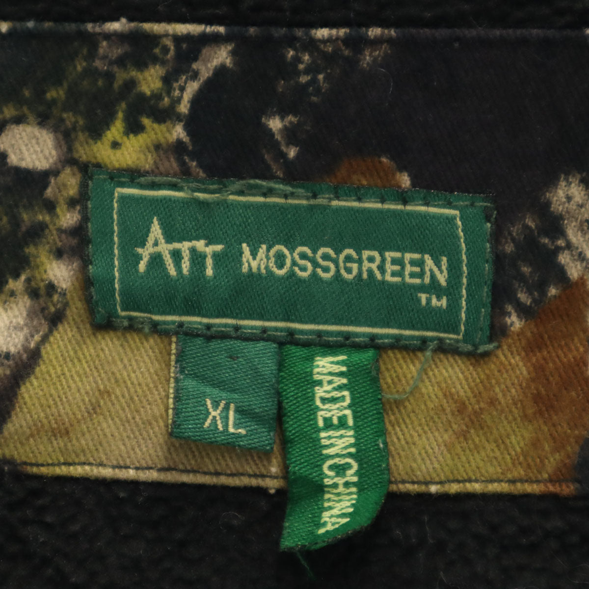ATT MOSSGREEN リアルツリー柄 FERGUSON ジャケット XL ブラウン系 企業モノ メンズ