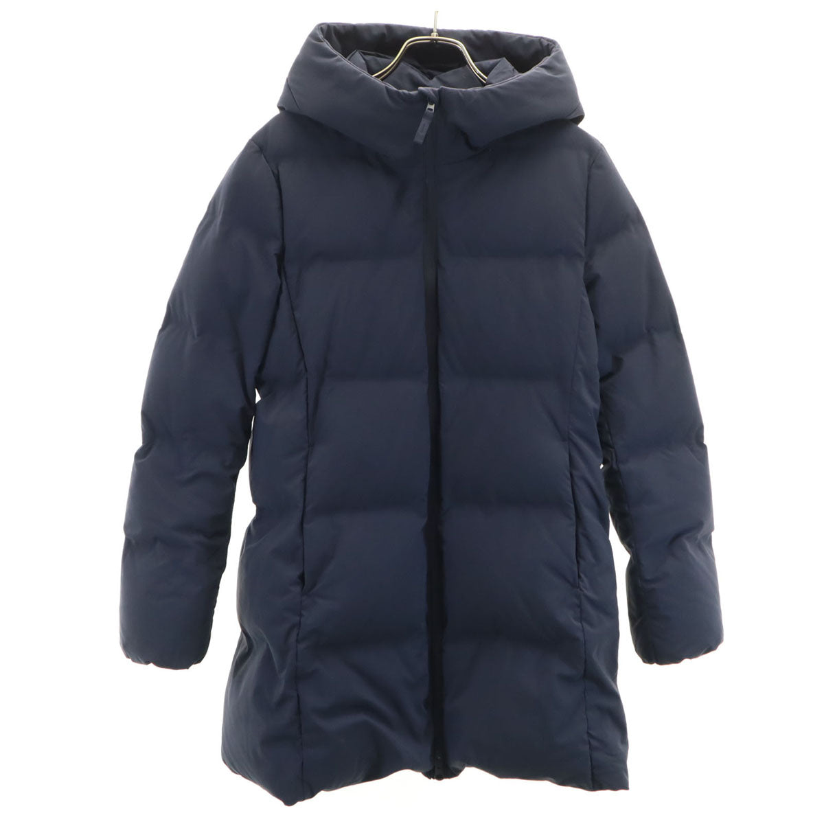 UNIQLO ユニクロ シームレス ショート ダウンコート M ネイビー レディース