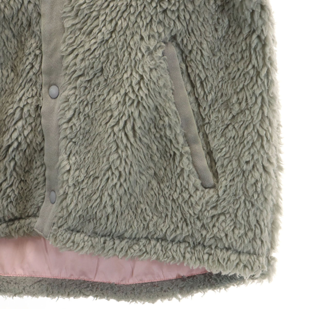 patagonia パタゴニア ボアジャケット XL 14 グレー 65415FA18 アウトドア キッズ