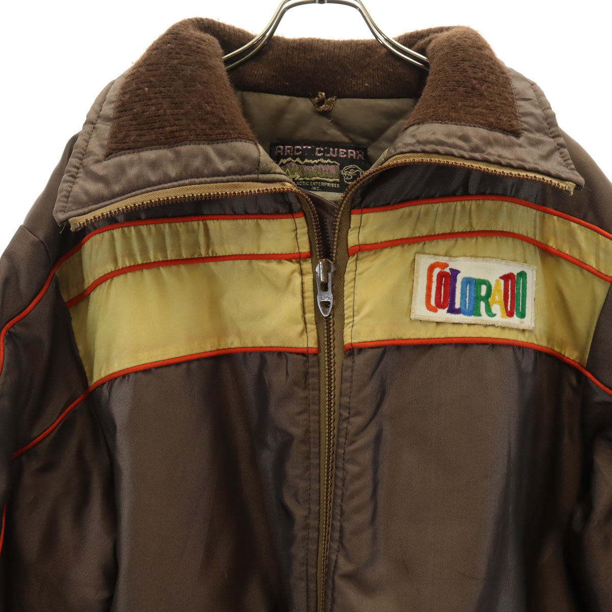 ARCTICWEAR 80s ヴィンテージ 中綿ジャケット XL ブラウン メンズ
