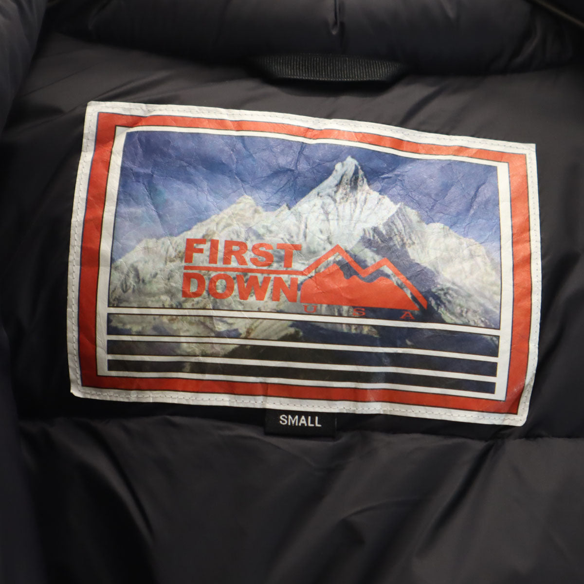FIRSTDOWN ファーストダウン ダウンジャケット S パープル レディース