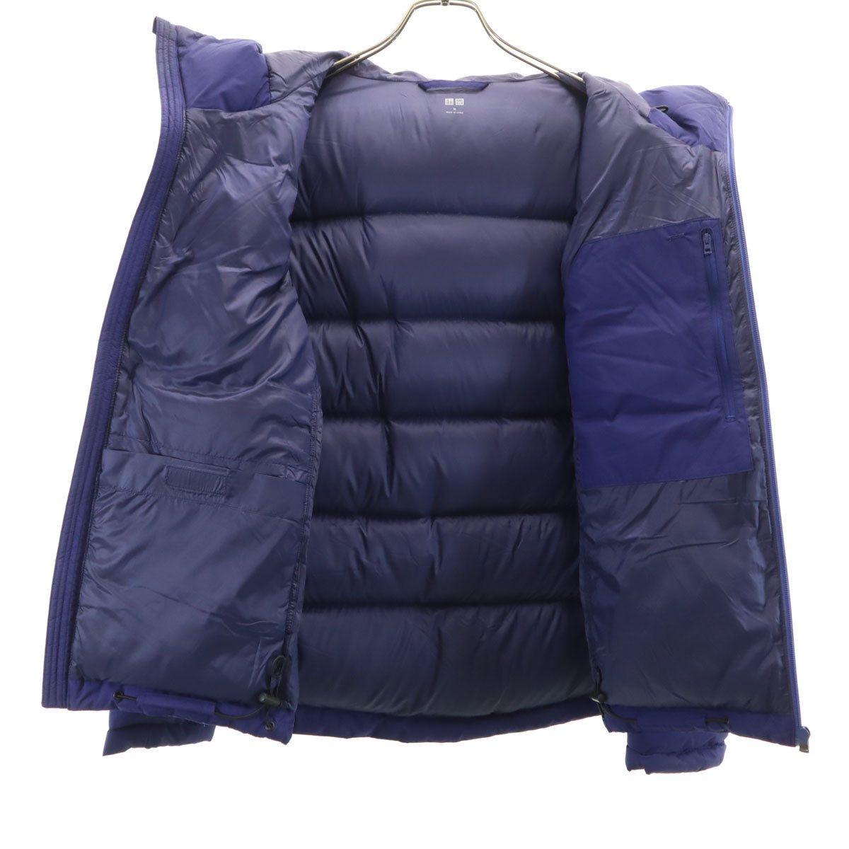 UNIQLO ユニクロ シームレス ダウンジャケット M パープル メンズ