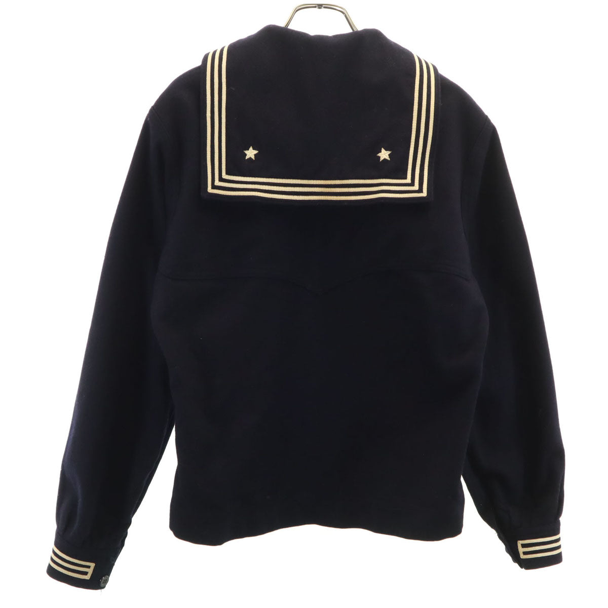 US NAVY アメリカ海軍 60s 70s ヴィンテージ 長袖 セーラー シャツ ネイビー メンズ