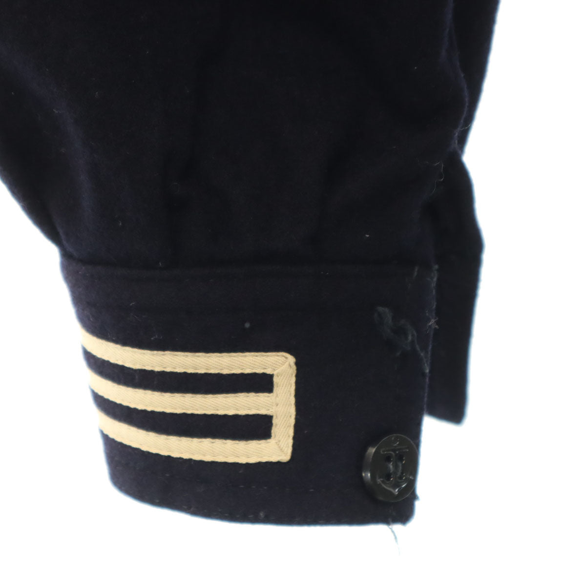 US NAVY アメリカ海軍 60s 70s ヴィンテージ 長袖 セーラー シャツ ネイビー メンズ