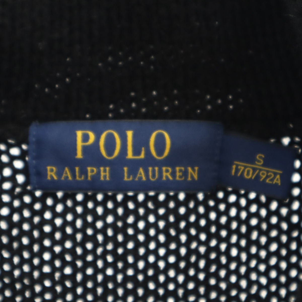 POLO RALPH LAUREN ポロラルフローレン アンゴラブレンド ノルディック柄 長袖 セーター S ブラック ニット メンズ