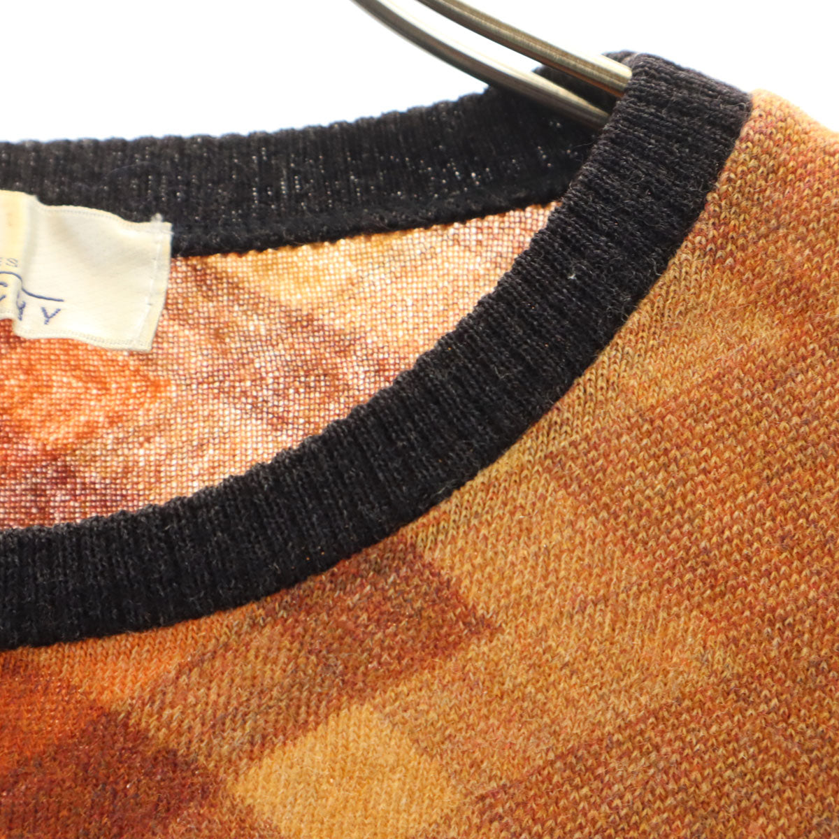 GIVENCHY ジバンシィ 90s ウール オールド 長袖 セーター M オレンジ系 ニット レディース