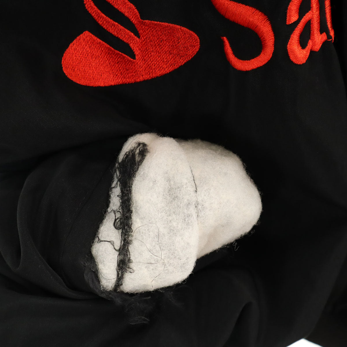 Mercedes-Benz メルセデス ベンツ 企業モノ刺繍 レーシング 中綿ジャケット XL ブラック メンズ