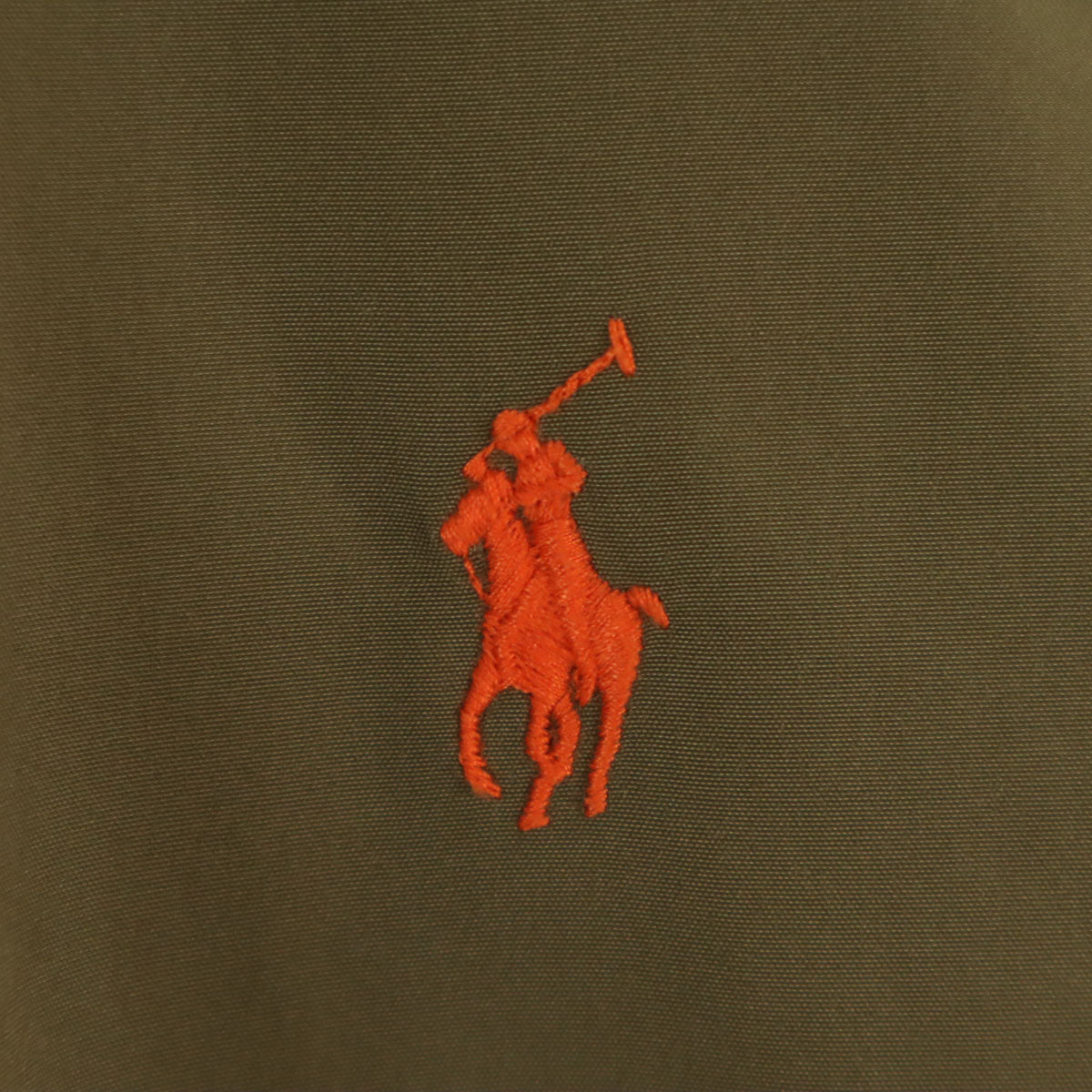 POLO RALPH LAUREN ポロラルフローレン 中綿ジャケット M オリーブ系 裏フリース メンズ