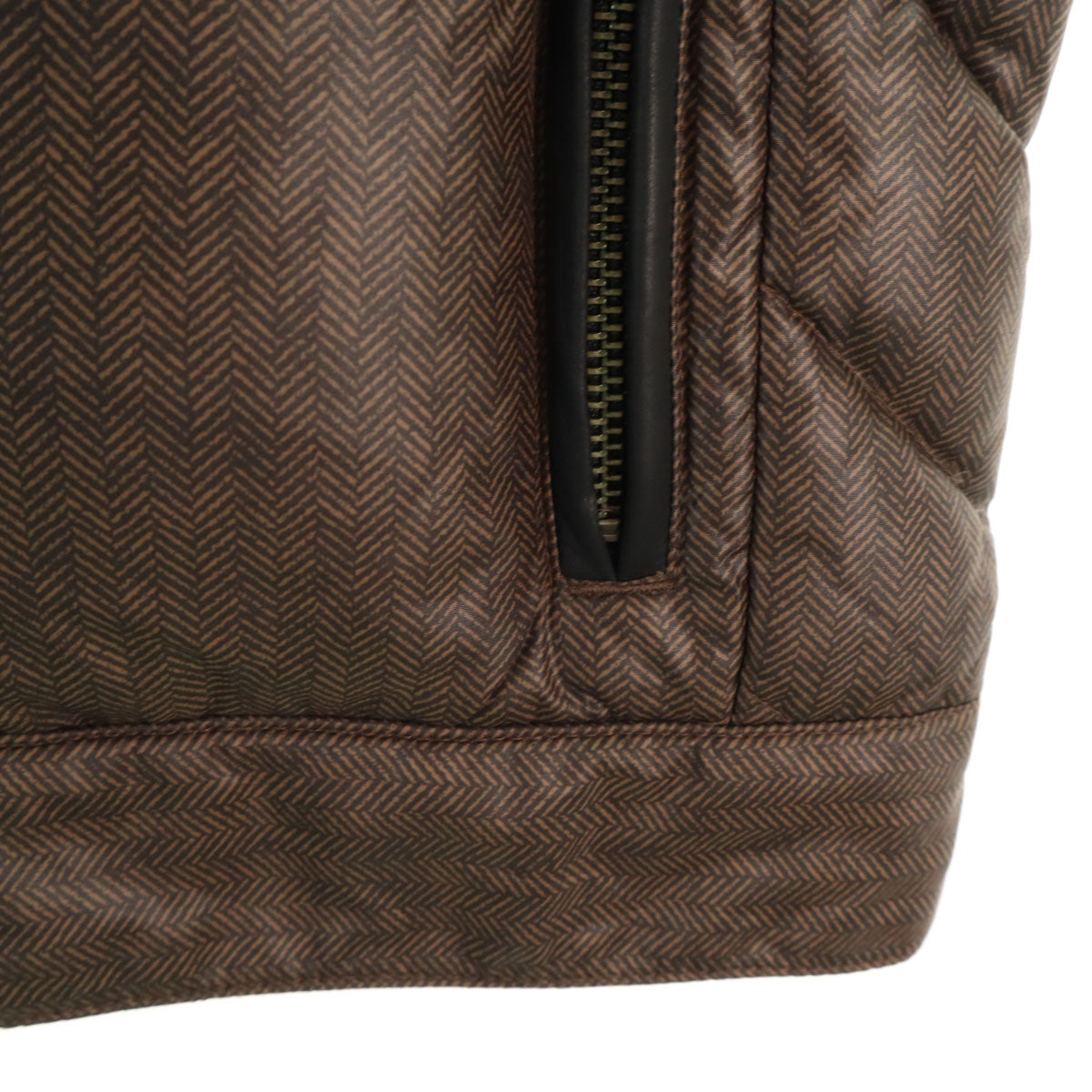 barassi バラシ ダウンベスト 46 ブラウン メンズ