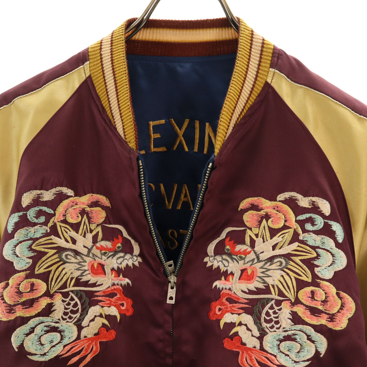 東洋エンタープライズ テーラー東洋 M品番 龍 USS 刺繍 リバーシブル スカジャン M ボルドー M18280 メンズ