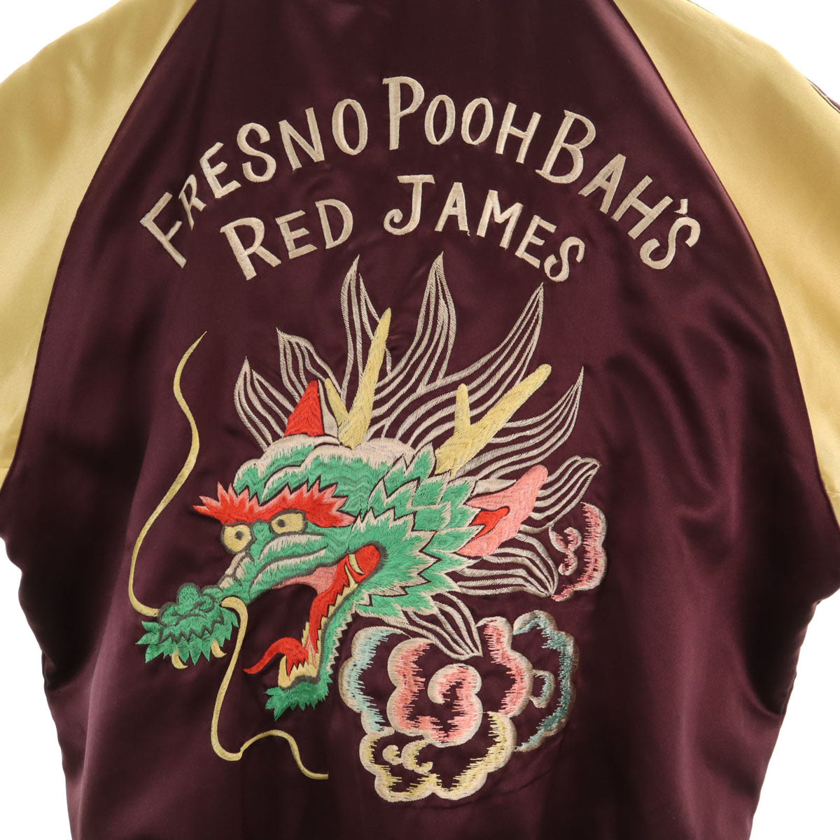 東洋エンタープライズ テーラー東洋 M品番 龍 USS 刺繍 リバーシブル スカジャン M ボルドー M18280 メンズ