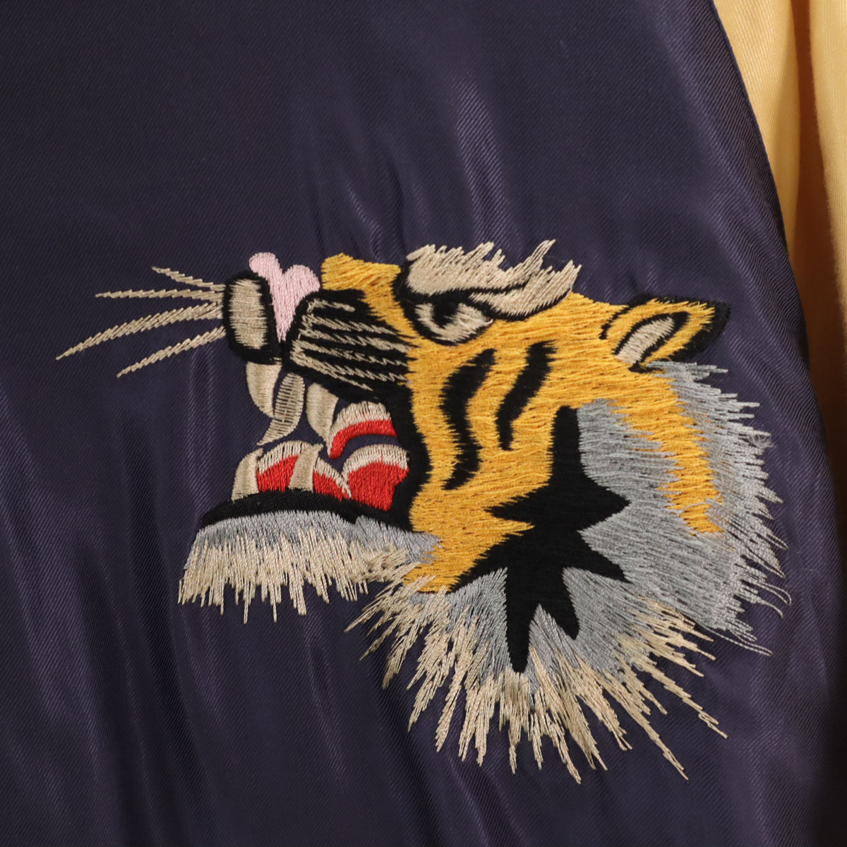 東洋エンタープライズ テーラー東洋 笹虎 舞妓刺繍 リバーシブル スカジャン M ピンク TT12062 メンズ