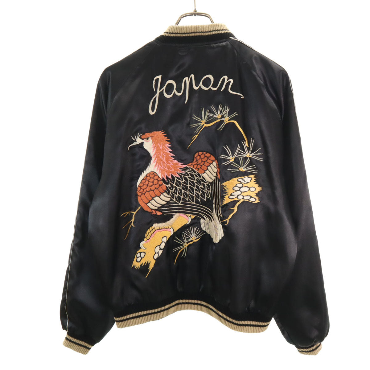 東洋エンタープライズ テーラー東洋 鷲 17TH爆撃航空隊刺繍 リバーシブル スカジャン L 水色 TT10930 メンズ