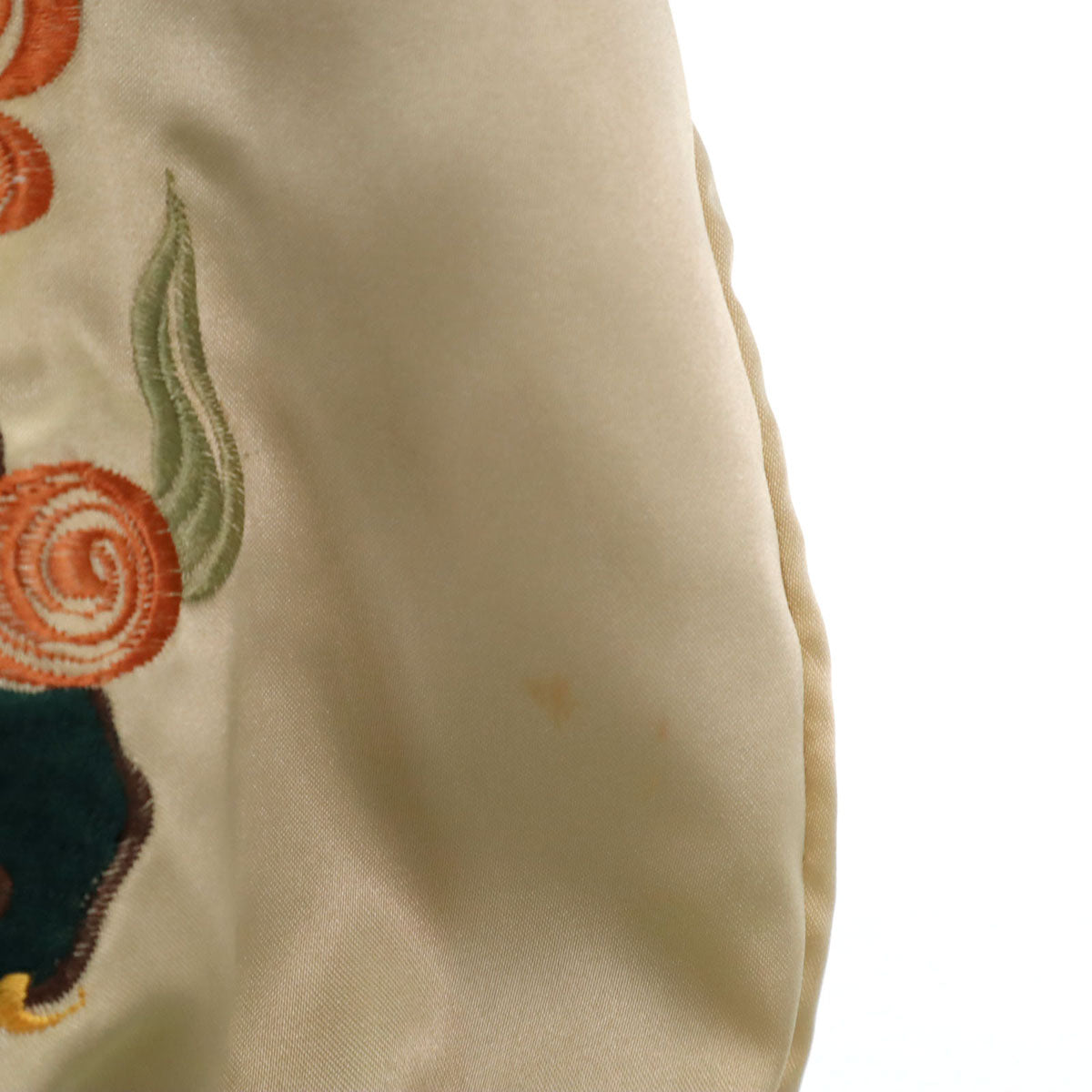 東洋エンタープライズ テーラー東洋 M品番 沖縄マップ 鷹刺繍 リバーシブル スカジャン M シャンパンゴールド M18425 メンズ