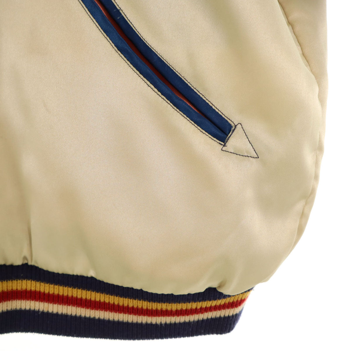 東洋エンタープライズ テーラー東洋 M品番 沖縄マップ 鷹刺繍 リバーシブル スカジャン M シャンパンゴールド M18425 メンズ