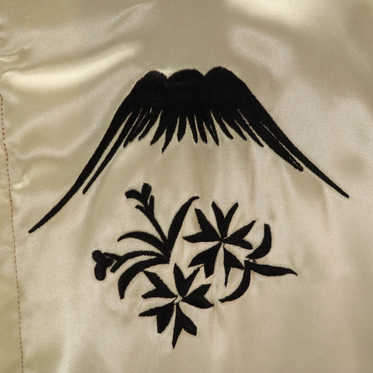 東洋エンタープライズ テーラー東洋 日本マップ 富士山刺繍 リバーシブル スカジャン M シャンパンゴールド TT10637 メンズ