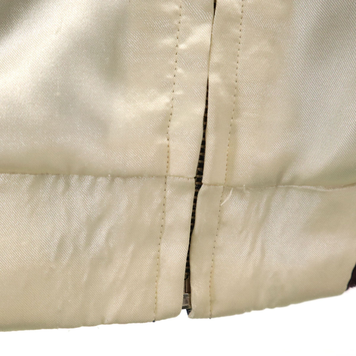 東洋エンタープライズ テーラー東洋 虎 龍 ドクロ刺繍 リバーシブル スカジャン M アイボリー TT10841 メンズ