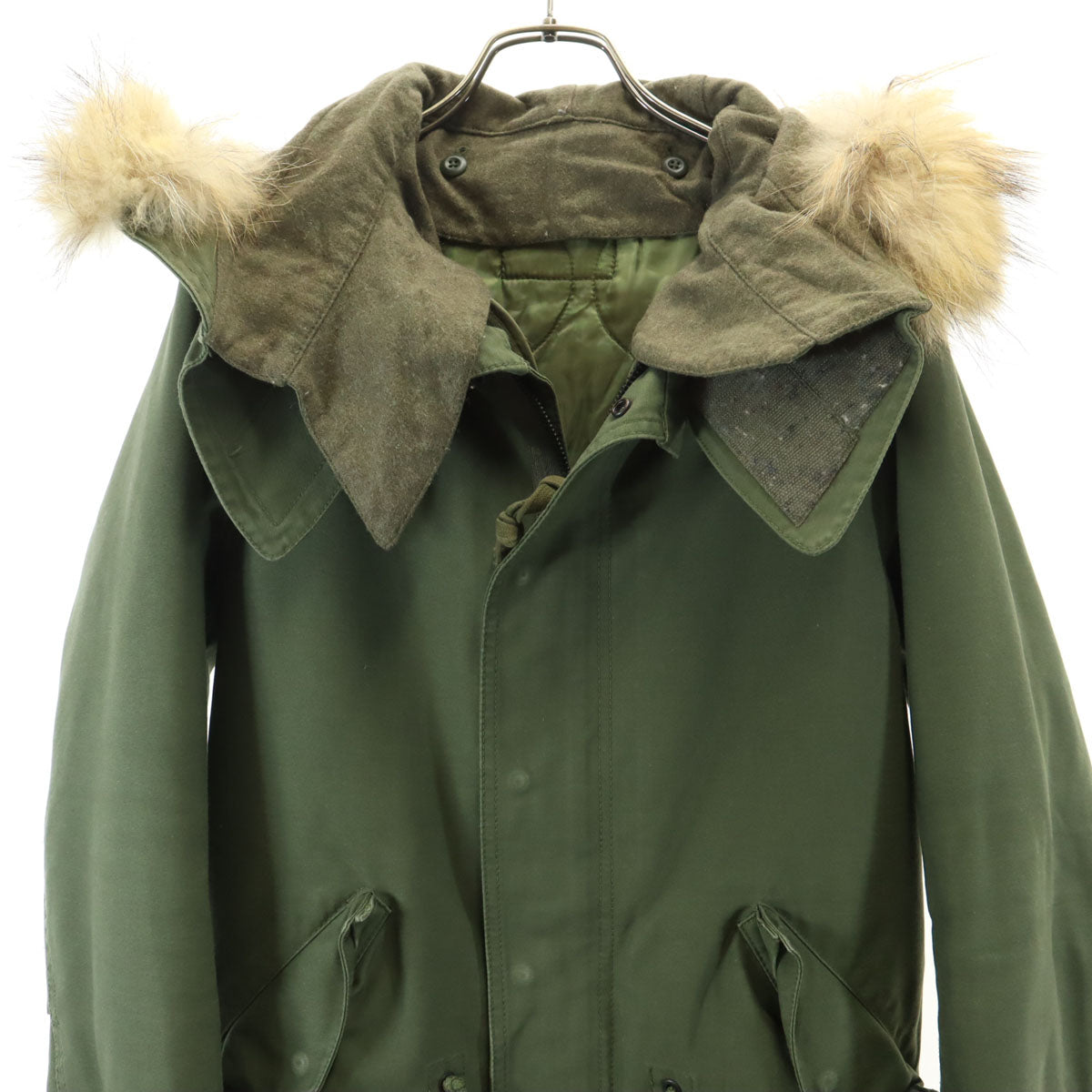 monkey time UNITED ARROWS モンキータイムユナイテッドアローズ モッズコート S カーキ ライナー付き メンズ