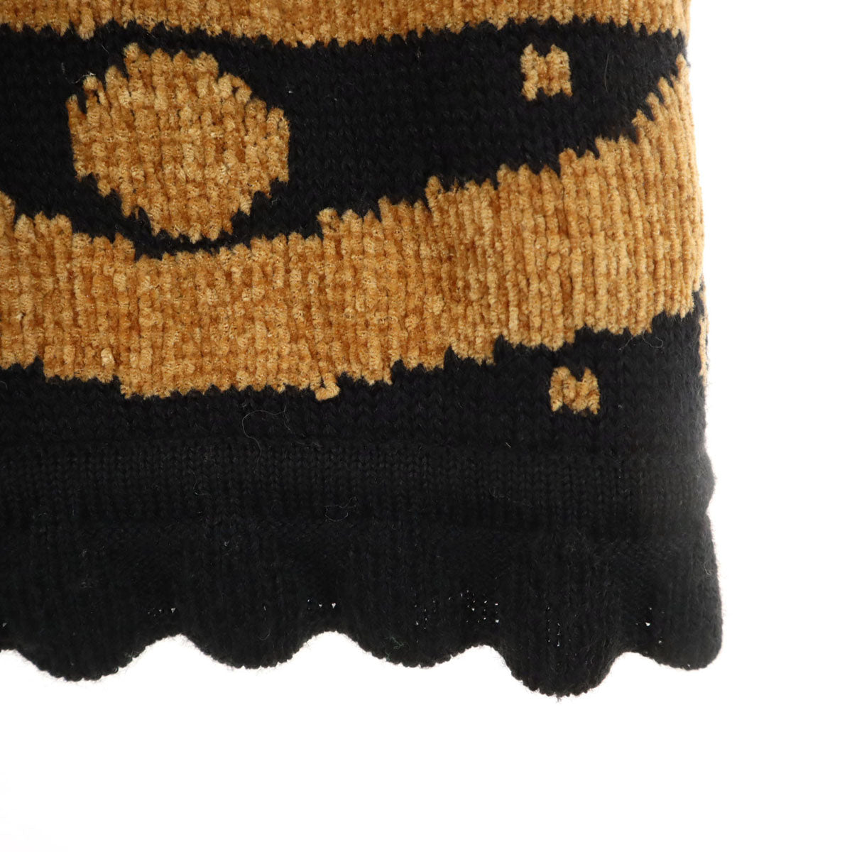 BALLY バリー 80s 90s イタリア製 オールド 総柄 長袖 ニットカーディガン 44 ブラウン レディース