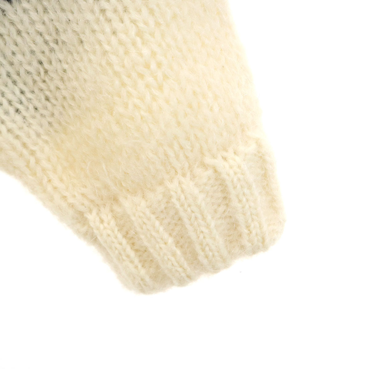 GIVENCHY ジバンシィ 90s オールド ドット柄 長袖 セーター M アイボリー ニット 水玉 レディース