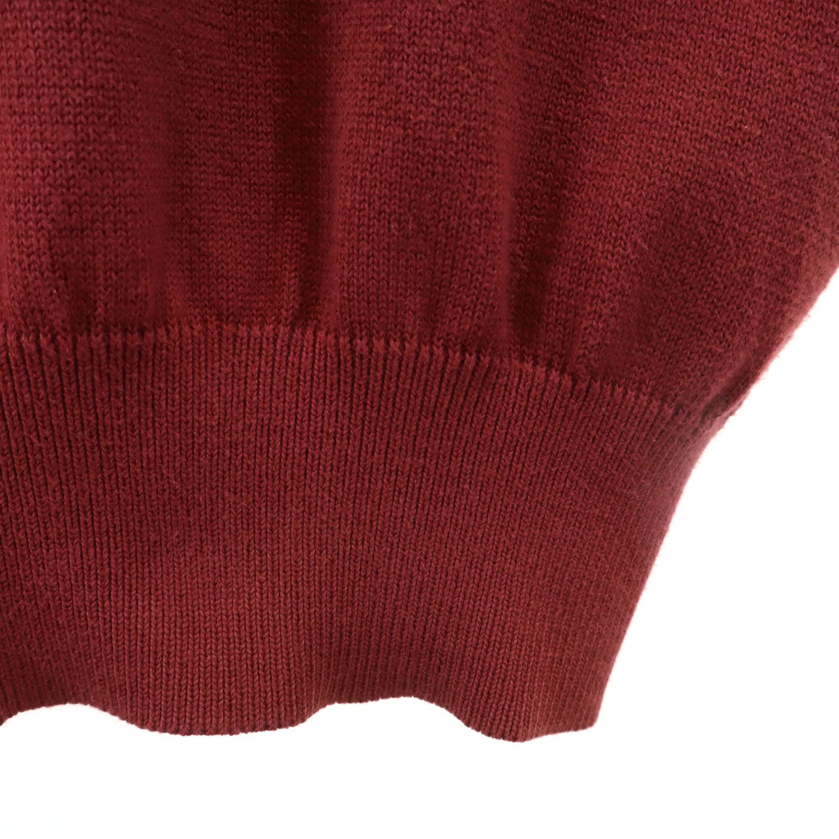 Christian Dior SPORTS クリスチャンディオールスポーツ 90s オールド 長袖 Vネック ニット M ボルドー セーター メンズ