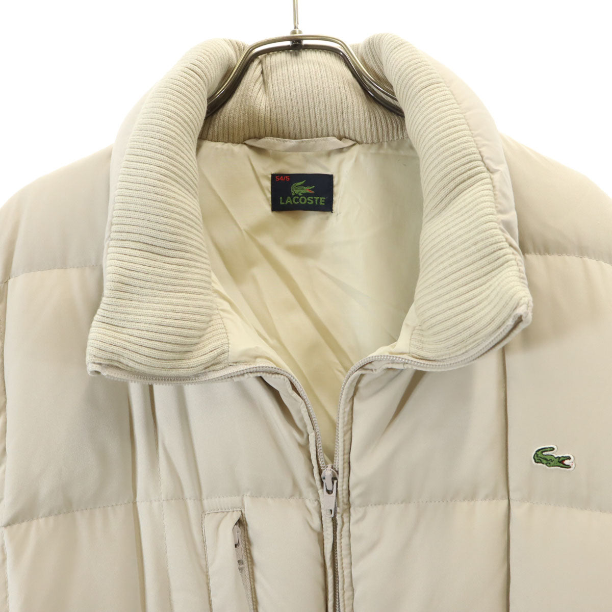LACOSTE ラコステ ダウンコート 54/5 グレージュ メンズ