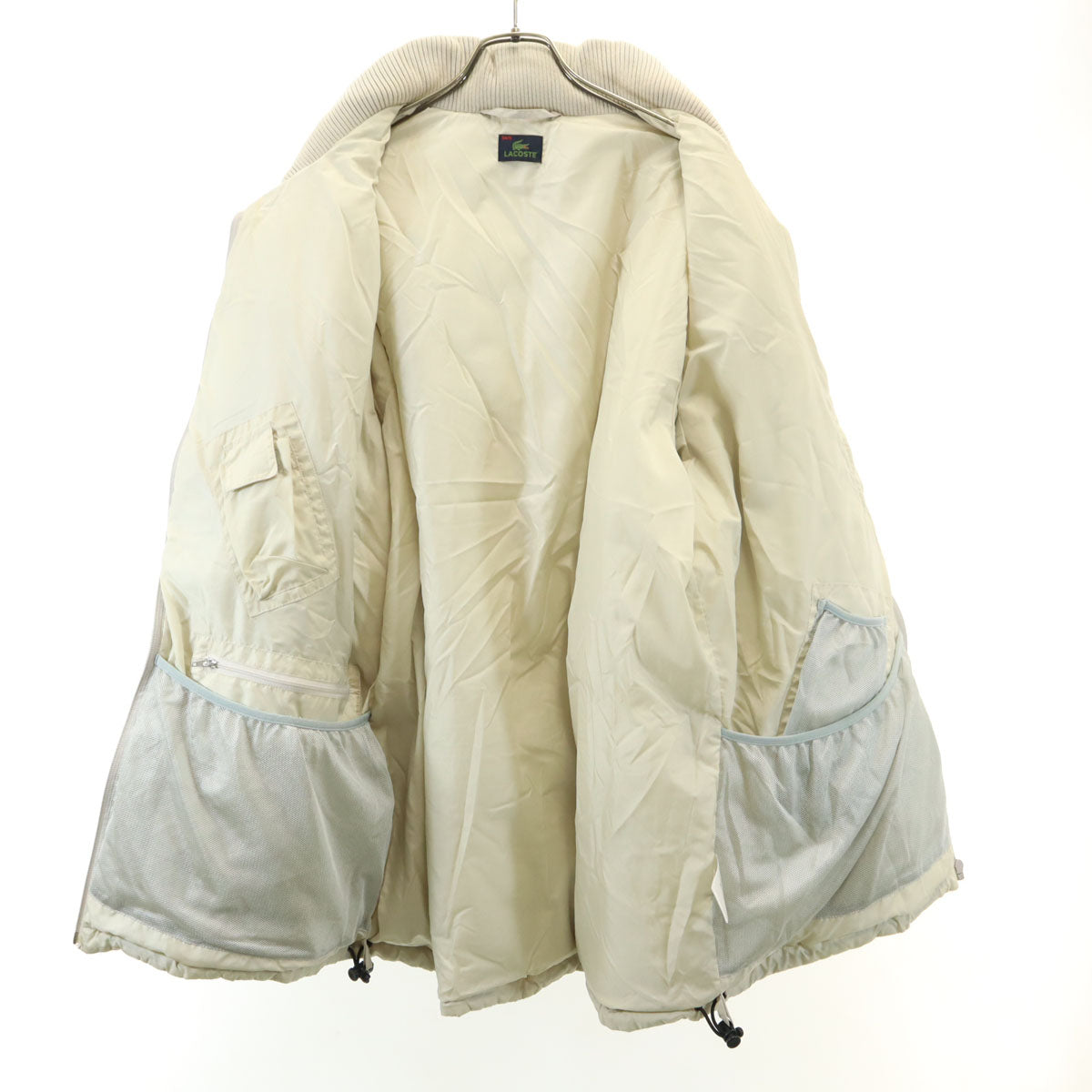 LACOSTE ラコステ ダウンコート 54/5 グレージュ メンズ