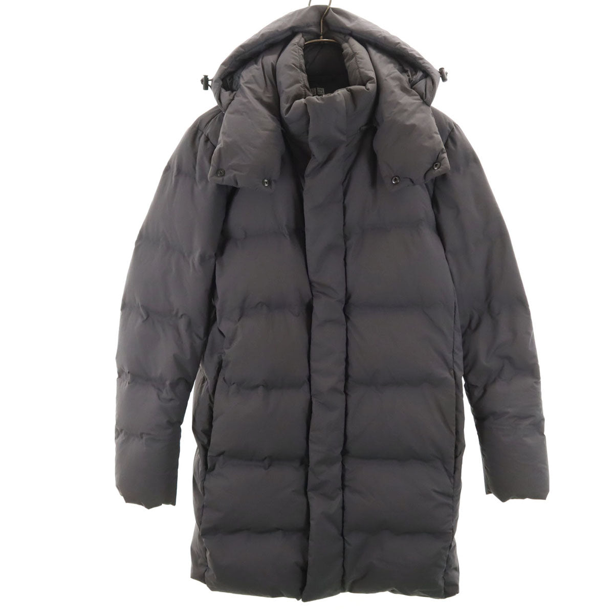 UNIQLO ユニクロ シームレス ダウンジャケット S グレー メンズ