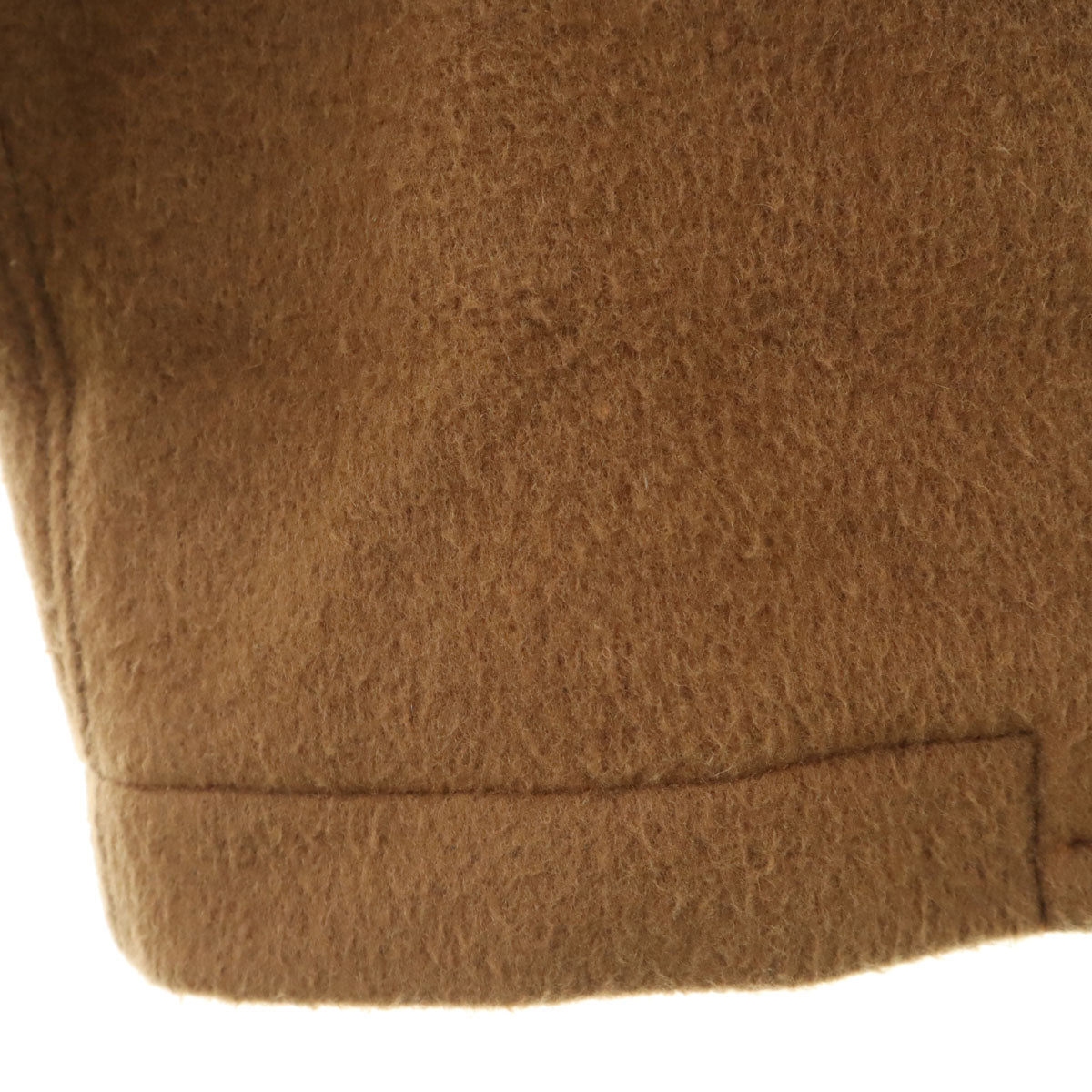 suadeo スアデオ 日本製 ウールブレンド ピーコート 36 キャメル レディース