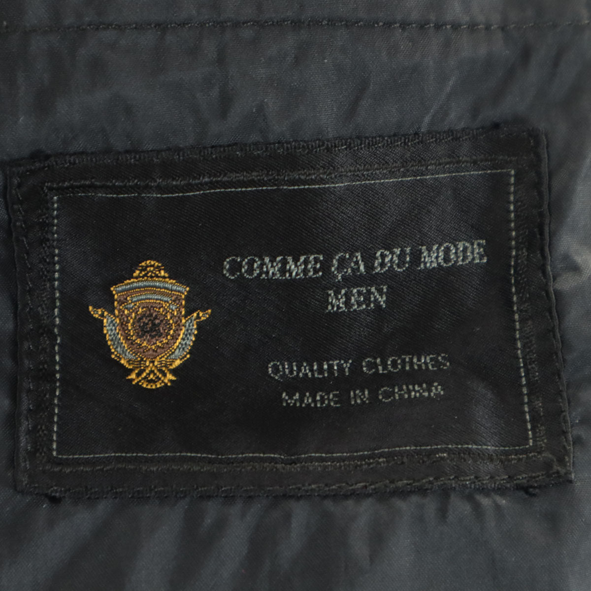 COMME CA DU MODE MEN コムサデモード メン ダウンジャケット ブラック メンズ