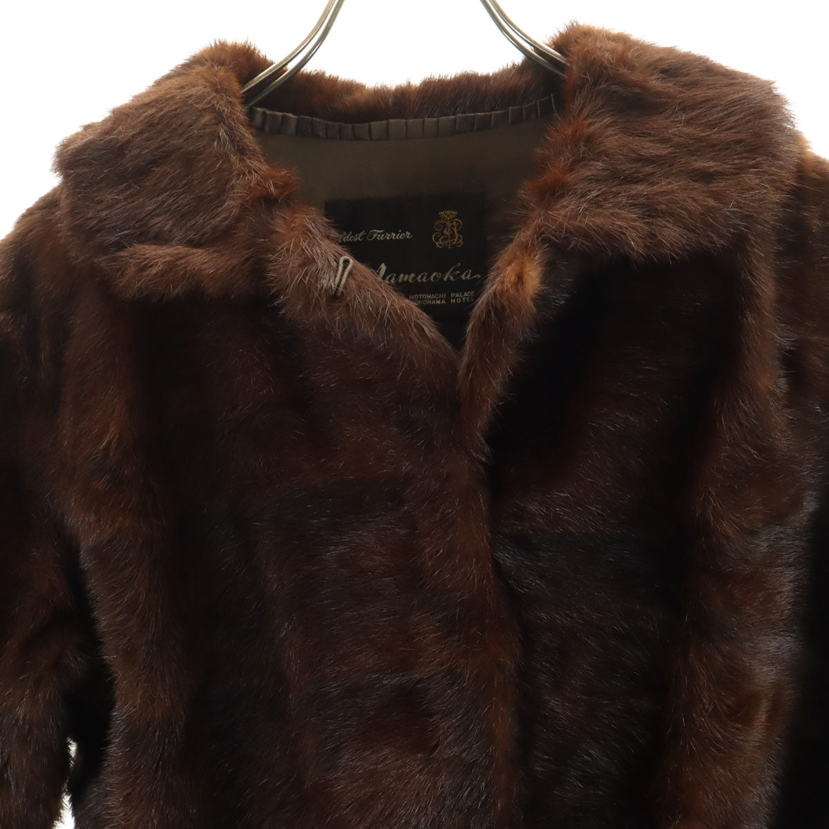 Yamaoka ヤマオカ 毛皮コート ブラウン系 レディース