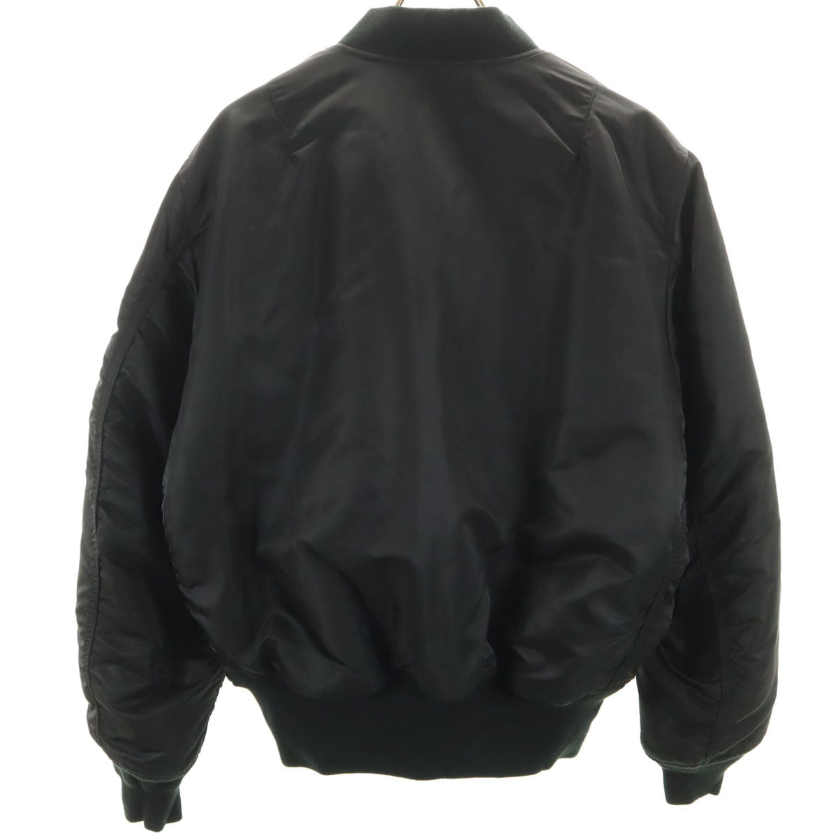 ALPHA INDUSTRIES INC アルファインダストリーズ MA-1 フライトジャケット M ブラック メンズ