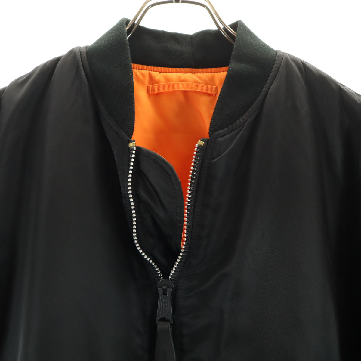 ALPHA INDUSTRIES INC アルファインダストリーズ MA-1 フライトジャケット M ブラック メンズ