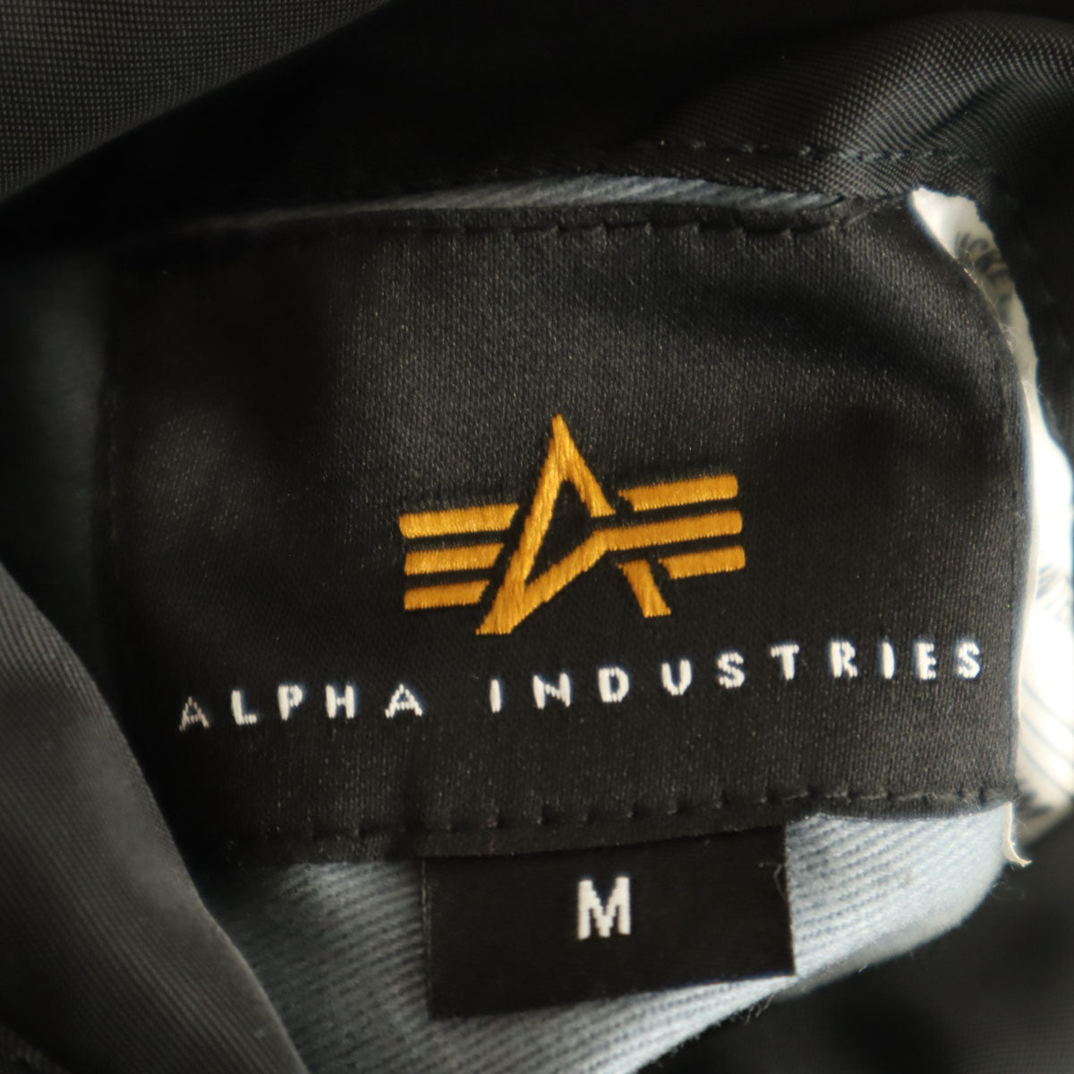 ALPHA INDUSTRIES INC アルファインダストリーズ MA-1 フライトジャケット M ブラック メンズ