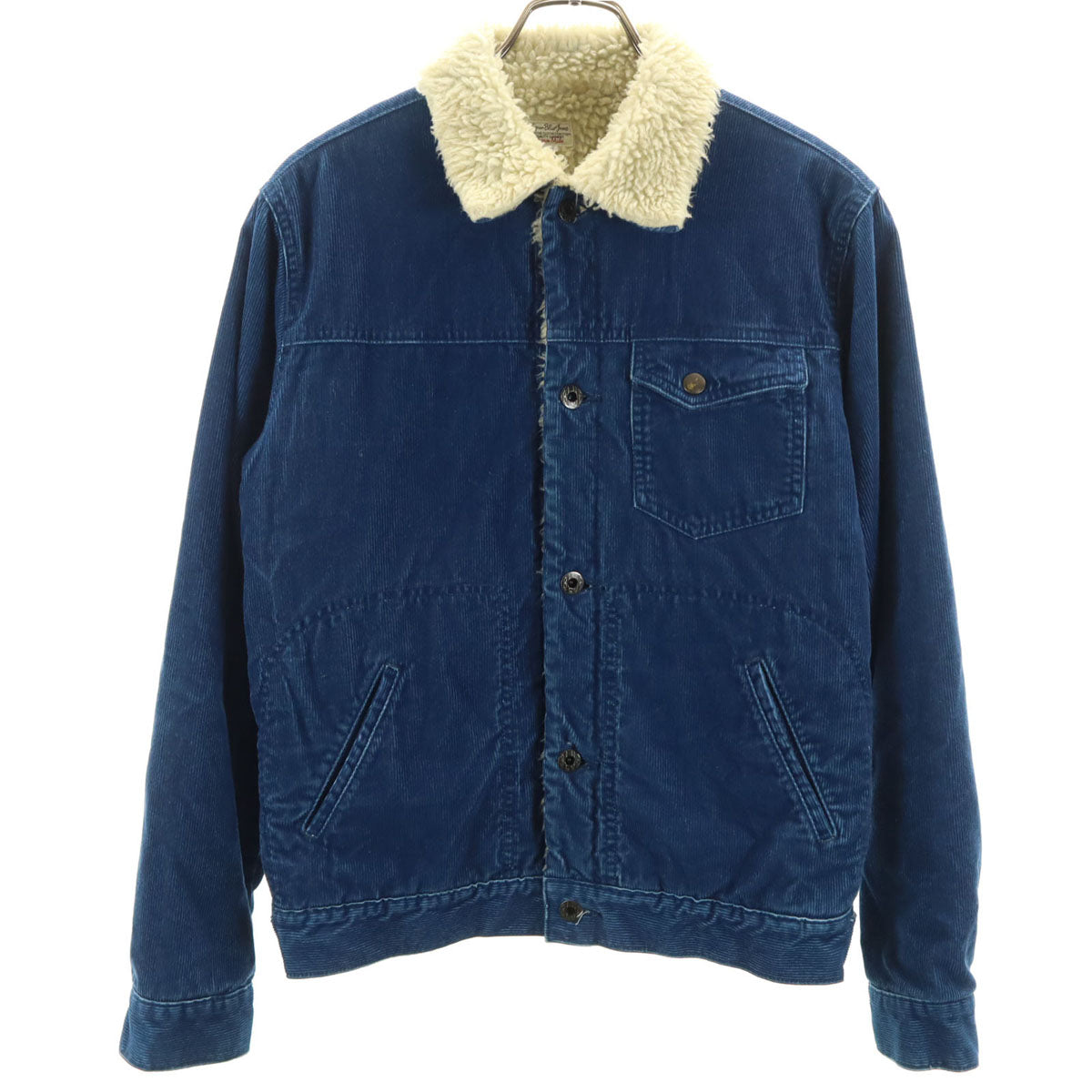 JAPAN BLUE JEANS ジャパンブルージーンズ 日本製 コーデュロイジャケット M ネイビー系 裏ボア メンズ