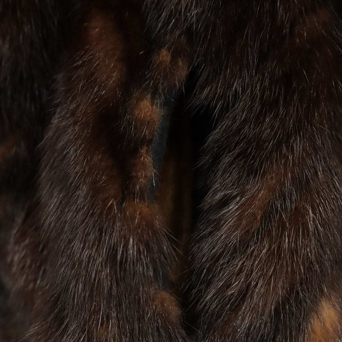 美品 EMBA エンバ 日本製 毛皮コート 11-66 ブラウン レディース