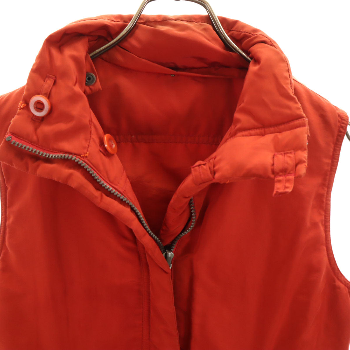 MaxMara WEEKEND LINE マックスマーラ ウィークエンドライン リバーシブル ダウンベスト 40 朱色系 レディース