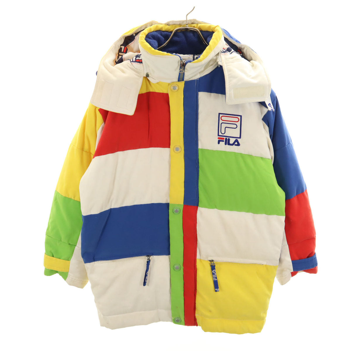 FILA SPORTS フィラ スポーツ ダウンジャケット S ブルー メンズ