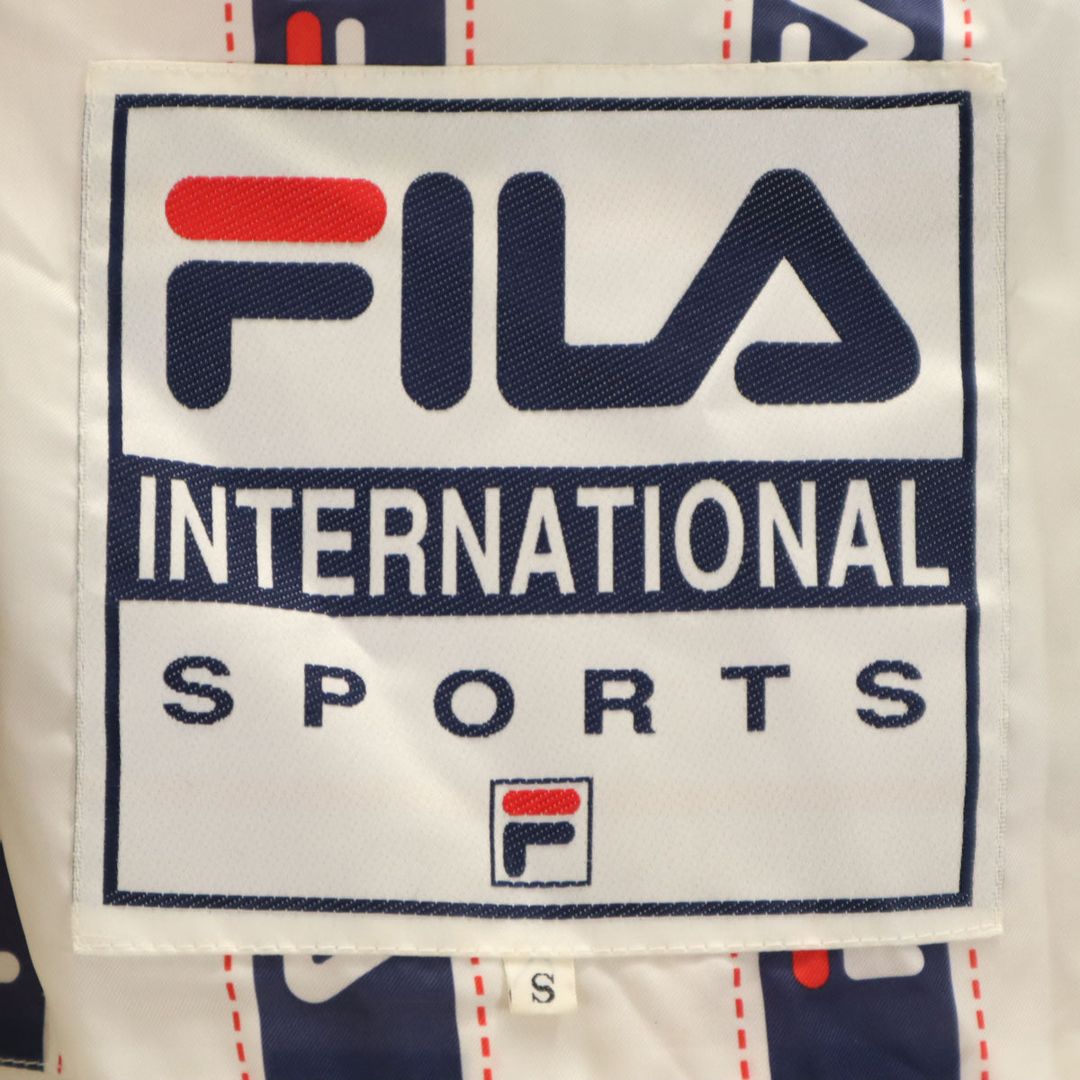 FILA SPORTS フィラ スポーツ ダウンジャケット S ブルー メンズ