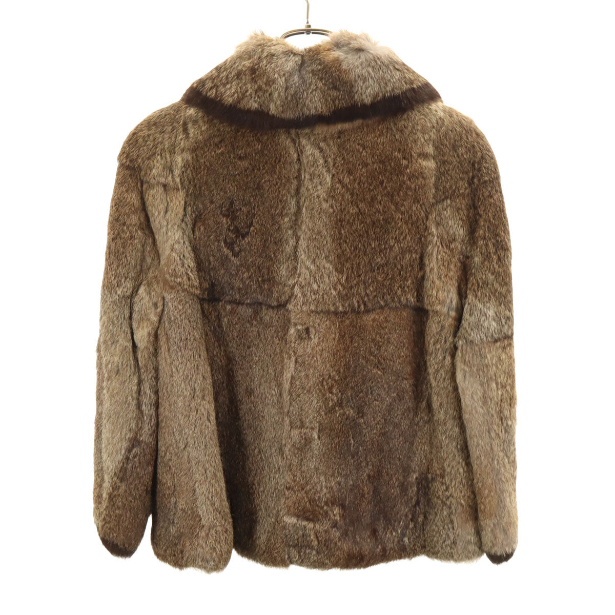 毛皮コート ブラウン レディース